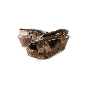 SIGERSON MORRISON Sandals Belle VTG Tribal Platform Sandals SZ 6